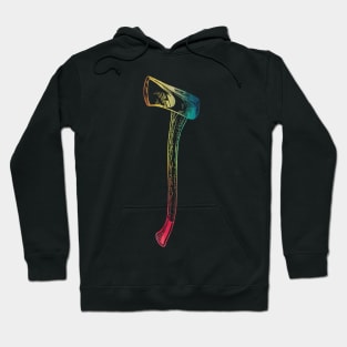 Rainbow axe Hoodie